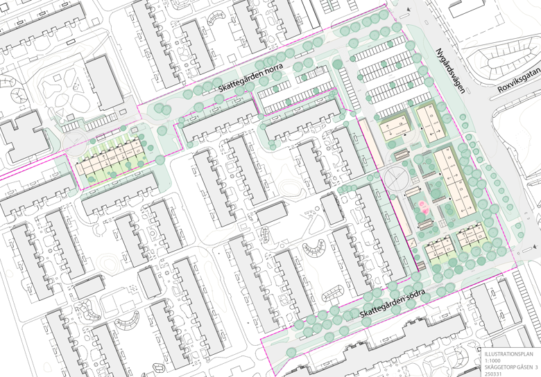 Bilden visar en illustrationsplan.