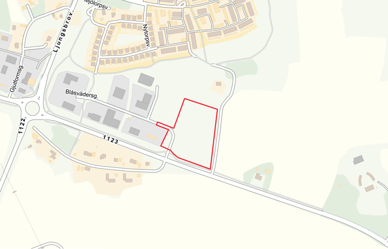 kartbild över området