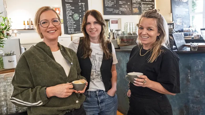 Christina Eveborn, Lydia Hallldorf och Julia Magnusson