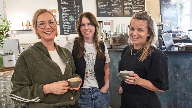 Christina Eveborn, Lydia Hallldorf och Julia Magnusson