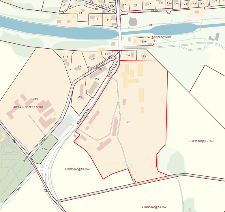 kartbild över planområdet